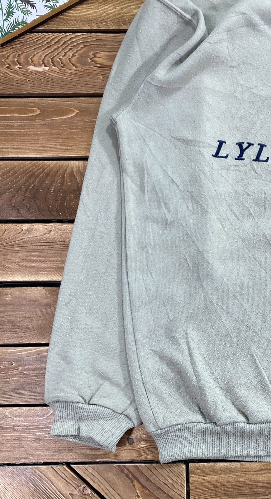 Lyle & Scott × Vintage Vintage Lyle & Scott Big Logo Sweathsirt Size M Size US M / EU 48-50 / 2 - 4 Thumbnail