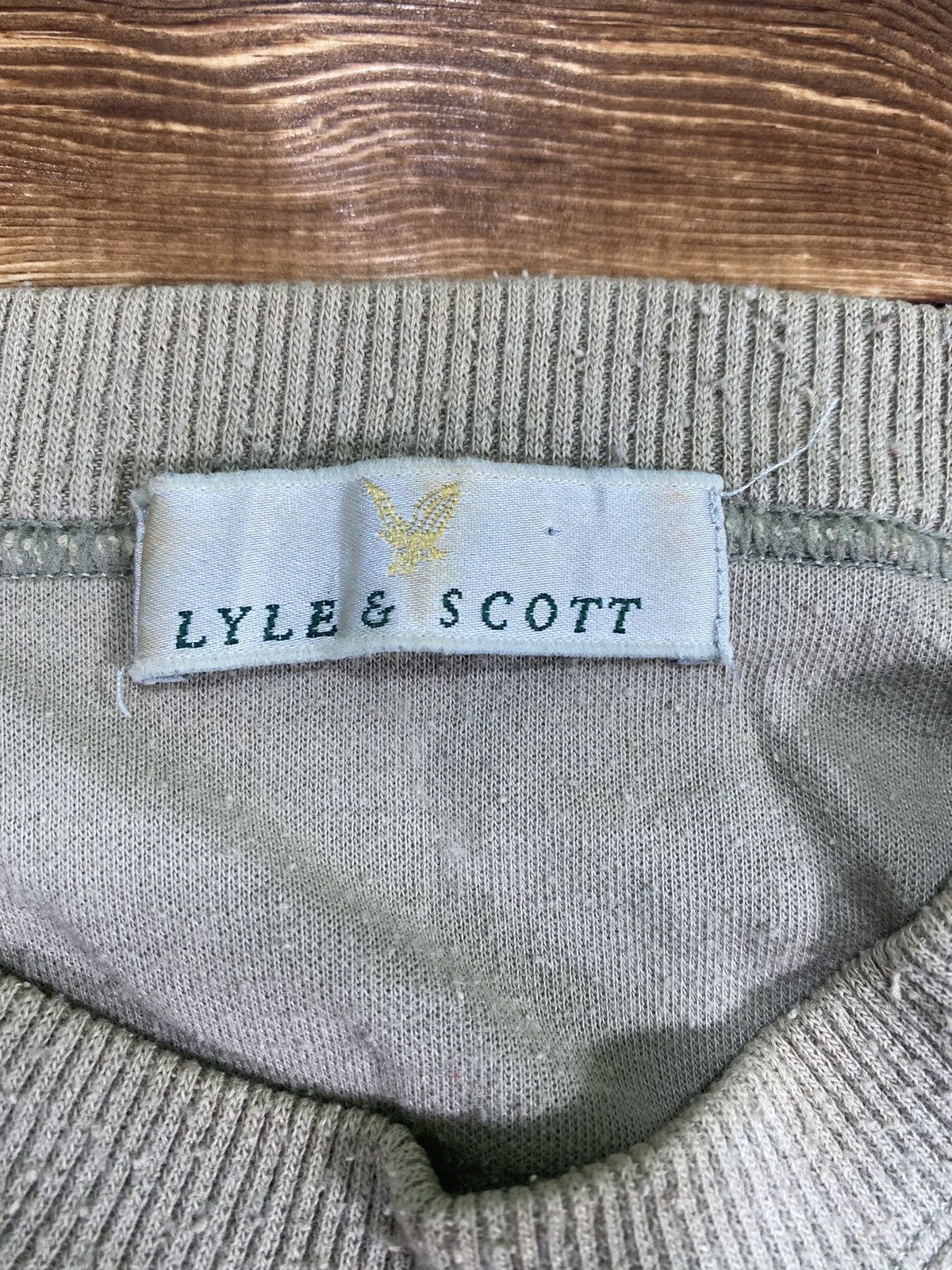 Lyle & Scott × Vintage Vintage Lyle & Scott Big Logo Sweathsirt Size M Size US M / EU 48-50 / 2 - 8 Thumbnail