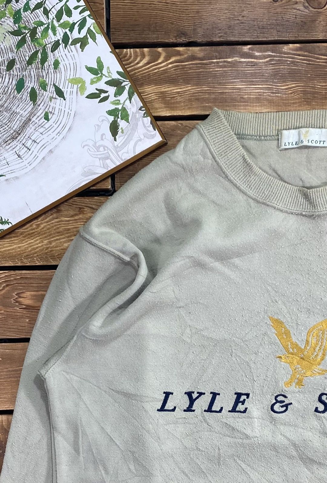 Lyle & Scott × Vintage Vintage Lyle & Scott Big Logo Sweathsirt Size M Size US M / EU 48-50 / 2 - 6 Thumbnail
