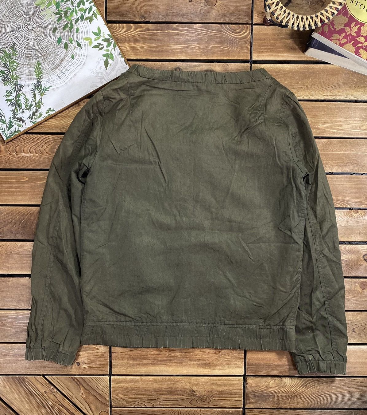 United Arrows × Vintage Vintage United Arrows With Zip Military Green Size M Size M / US 6-8 / IT 42-44 - 8 Thumbnail