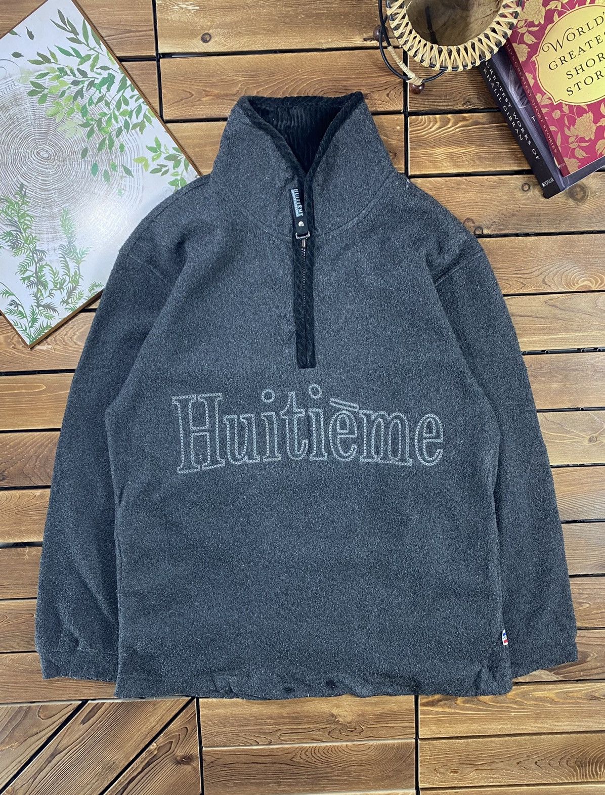 Japanese Brand × Vintage Vintage Huitieme 8e Japanese Brand Big Logo Size M Size M / US 6-8 / IT 42-44 - 2 Thumbnail