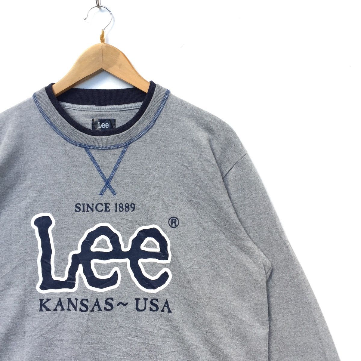 Japanese Brand × Lee × Vintage Vintage Lee 90's Full Print spell out nice design Streetwear Size US M / EU 48-50 / 2 - 2 Thumbnail