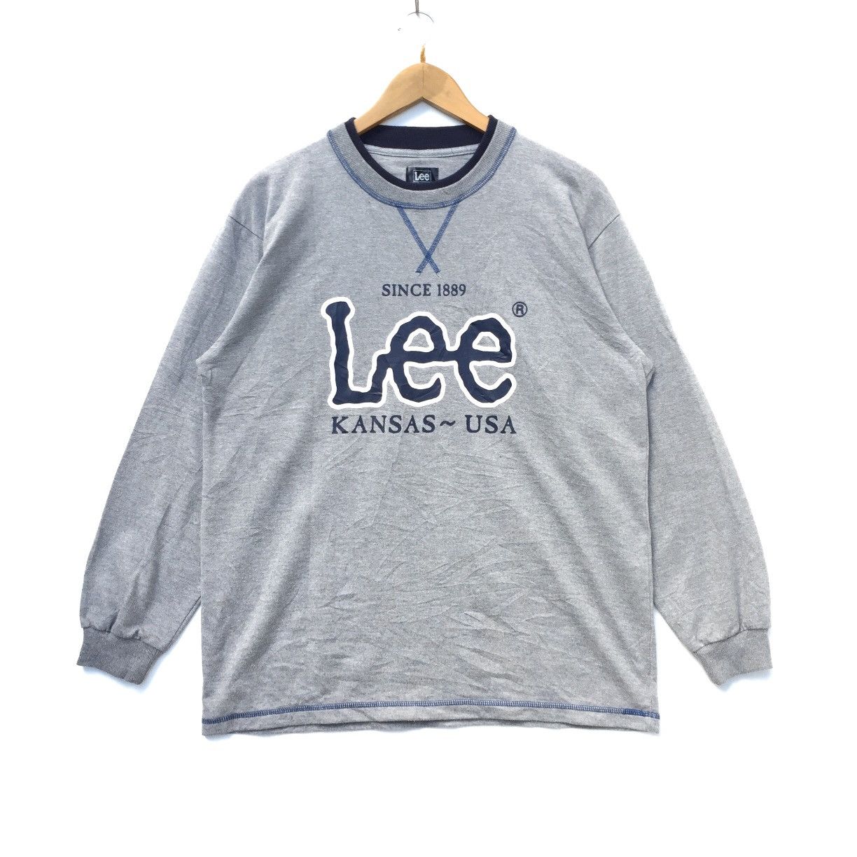 Japanese Brand × Lee × Vintage Vintage Lee 90's Full Print spell out nice design Streetwear Size US M / EU 48-50 / 2 - 1 Thumbnail