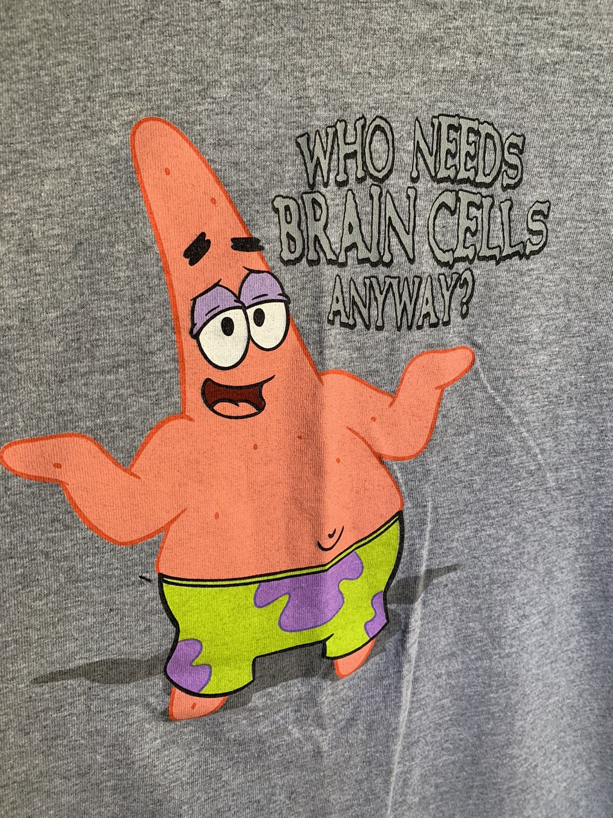 Nickelodeon Vintage Y2K Nickelodeon SpongeBob Patrick Star tee Grey Size US L / EU 52-54 / 3 - 2 Thumbnail