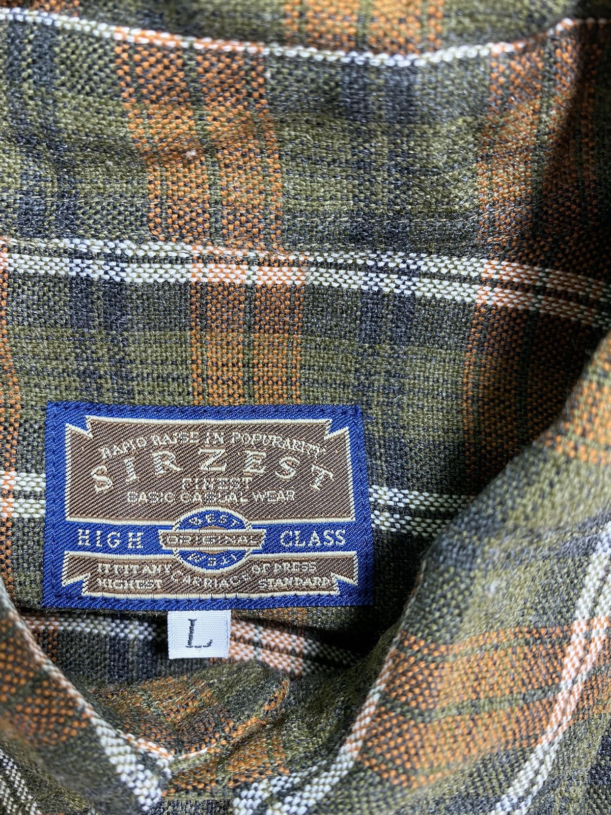 Flannel × Japanese Brand × Vintage Vintage Flannel 90s 80s Sirzest Japanese Brand Size L Size US L / EU 52-54 / 3 - 5 Thumbnail