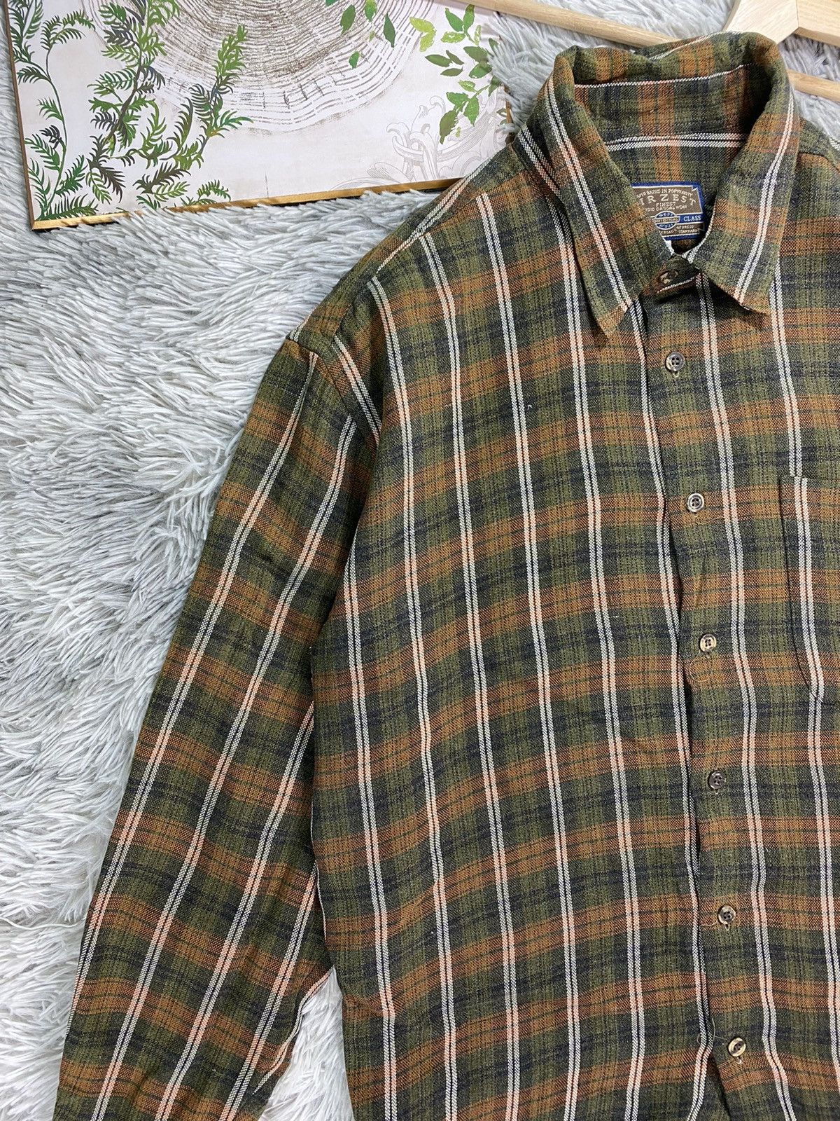 Flannel × Japanese Brand × Vintage Vintage Flannel 90s 80s Sirzest Japanese Brand Size L Size US L / EU 52-54 / 3 - 3 Thumbnail