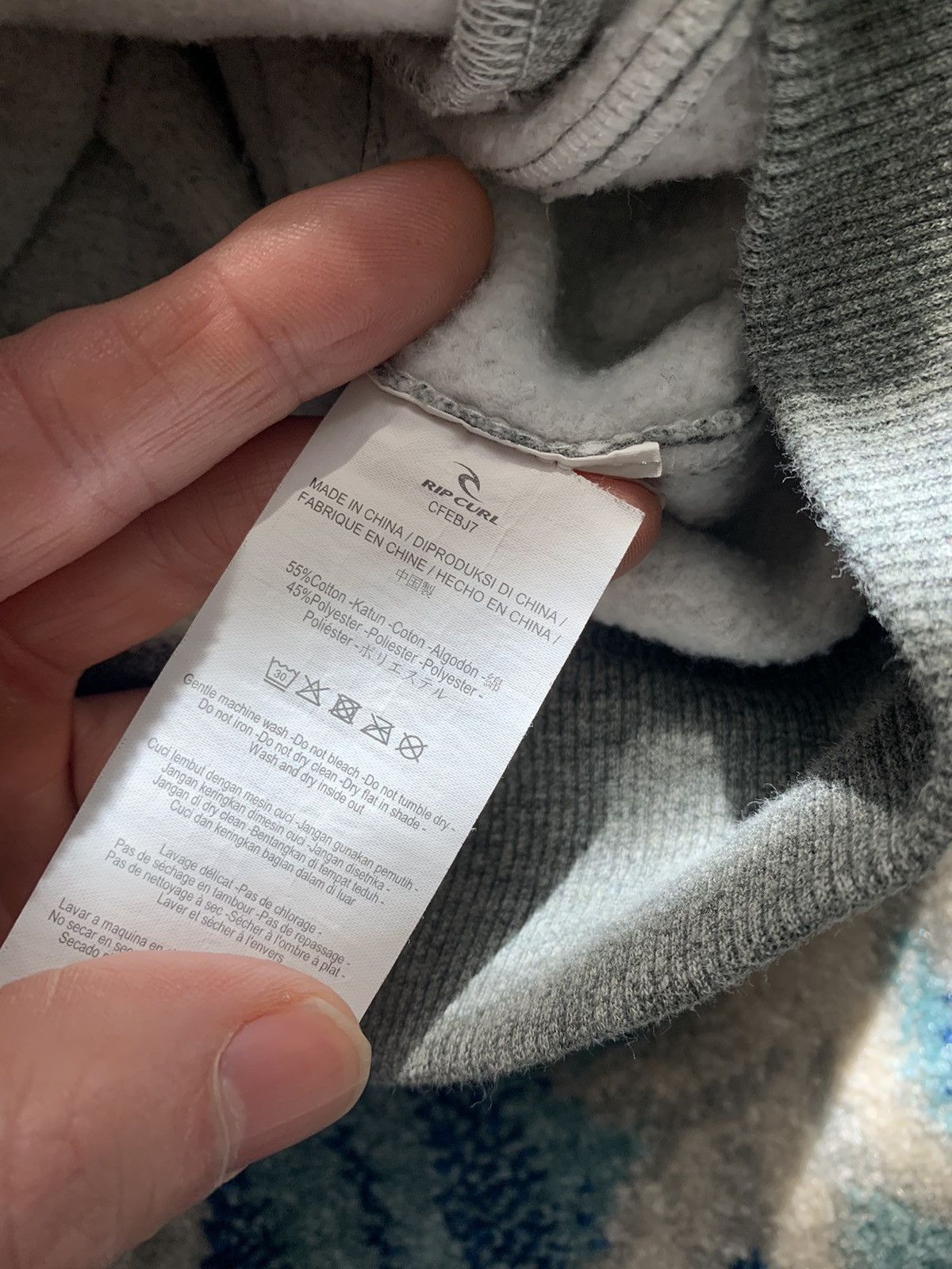 Rip Curl Hooded Fleece Sweatshirt Size US M / EU 48-50 / 2 - 6 Thumbnail