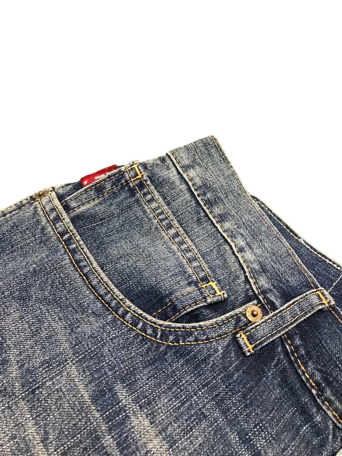 Japanese Brand RARE‼️‼️ RNA Double Waist Baggy Punk Style Jeans Size US 31 - 3 Thumbnail
