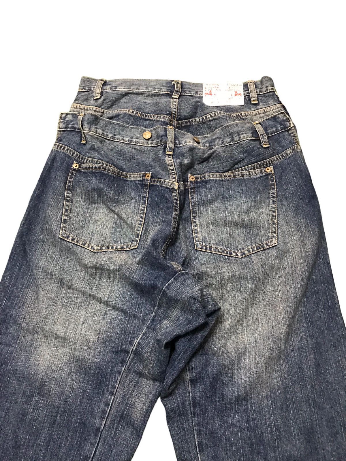 Japanese Brand RARE‼️‼️ RNA Double Waist Baggy Punk Style Jeans Size US 31 - 6 Thumbnail