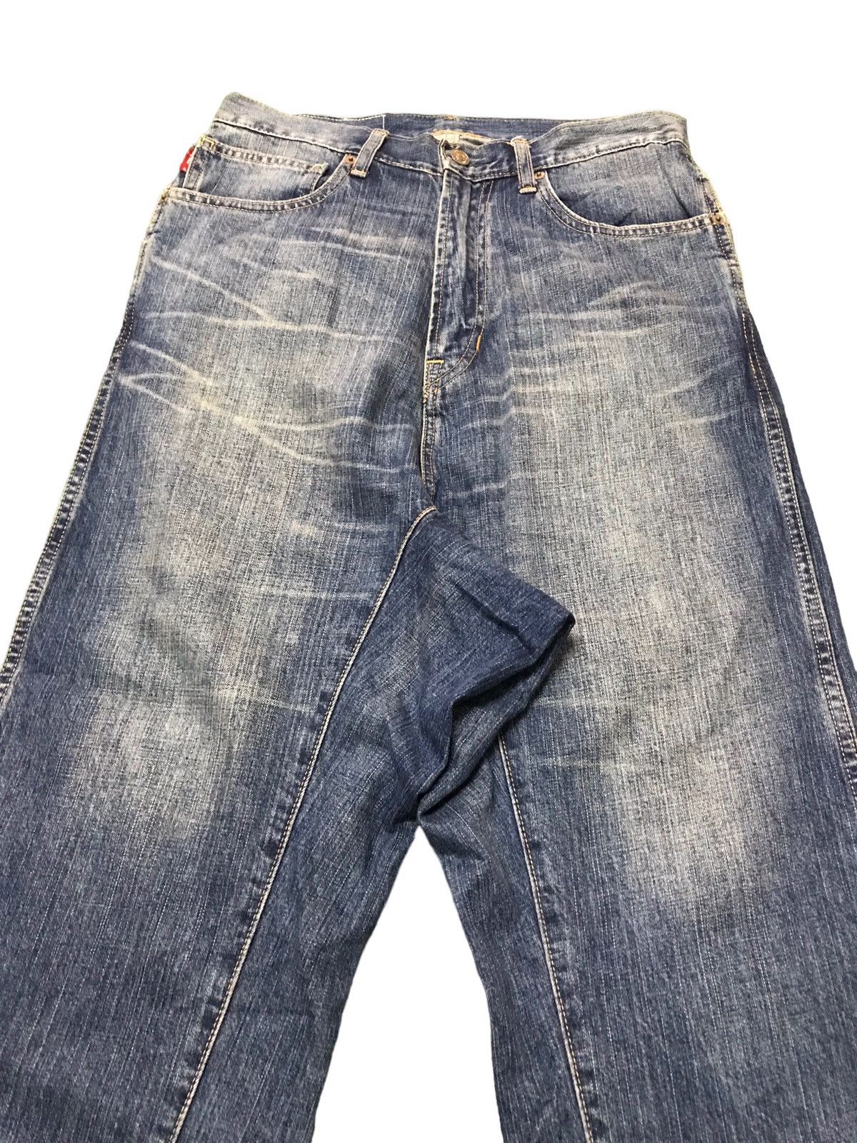 Japanese Brand RARE‼️‼️ RNA Double Waist Baggy Punk Style Jeans Size US 31 - 2 Thumbnail
