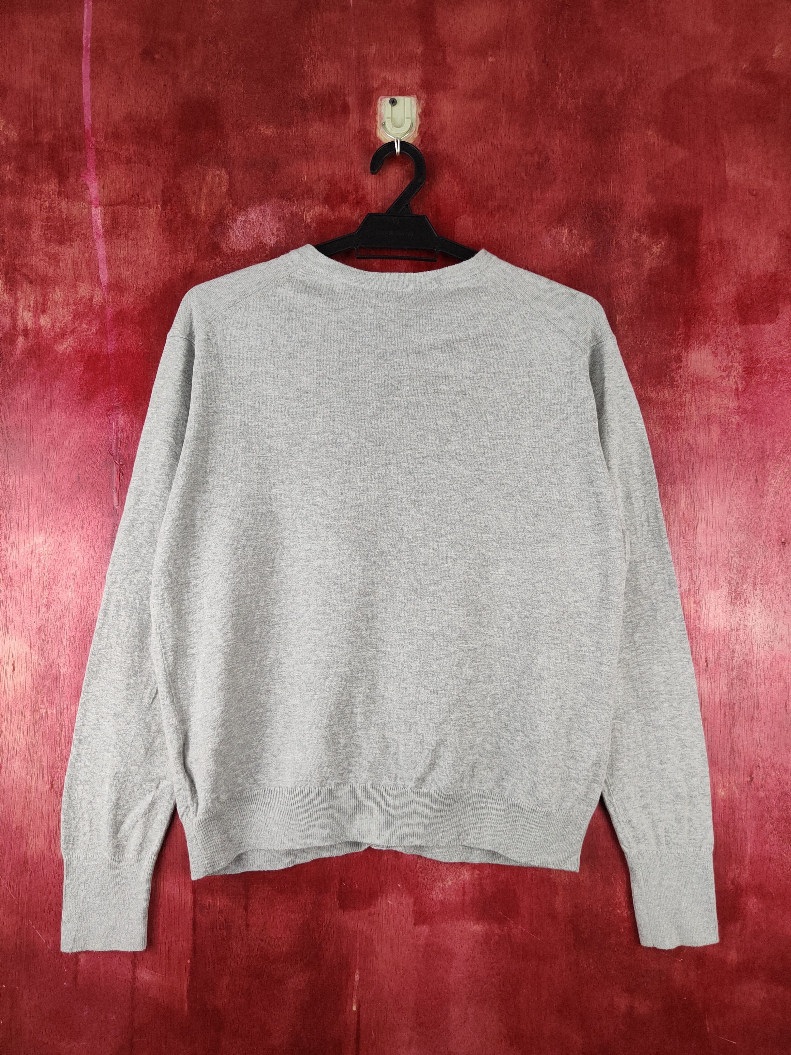 Japanese Brand × Uniqlo Uniqlo Gray Knitwear Cardigan thin japan vintage #S1233 Size L / US 10 / IT 46 - 7 Thumbnail