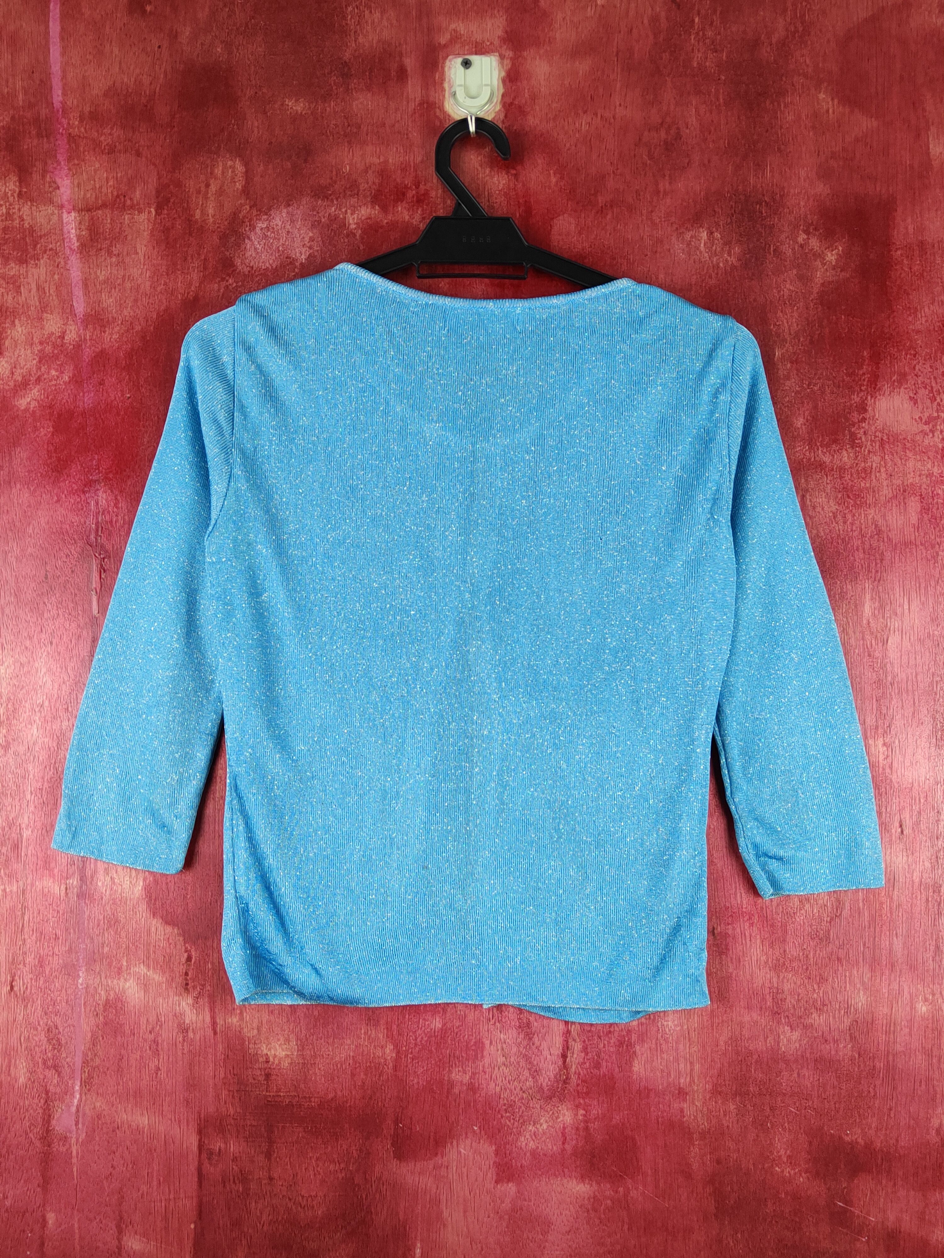 Japanese Brand Coup de Chance Light Blue Knitwear Cardigan #S1221 Size XS / US 0-2 / IT 36-38 - 8 Thumbnail