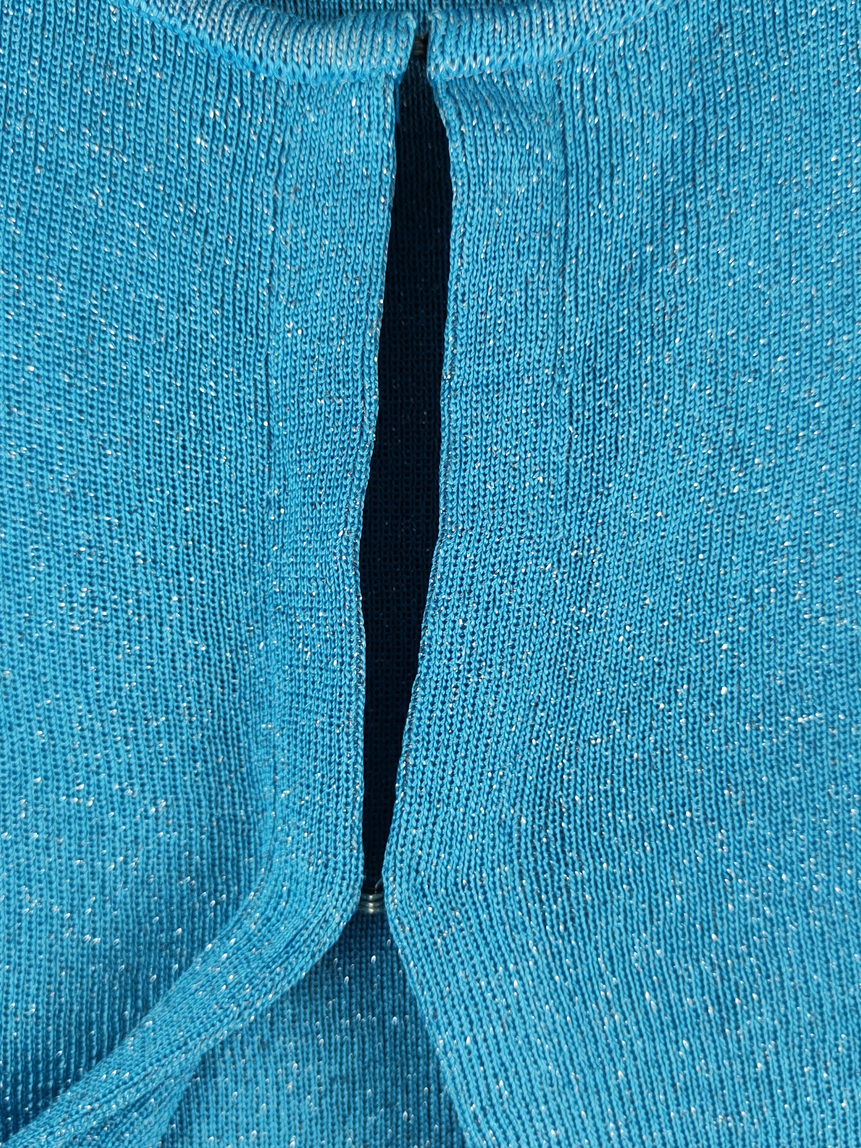 Japanese Brand Coup de Chance Light Blue Knitwear Cardigan #S1221 Size XS / US 0-2 / IT 36-38 - 2 Thumbnail