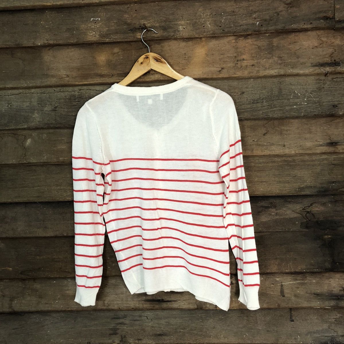 Homespun Knitwear Afternoontea Wardrobe Stripe Patterned Cardigans #7302 Size S / US 4 / IT 40 - 8 Thumbnail