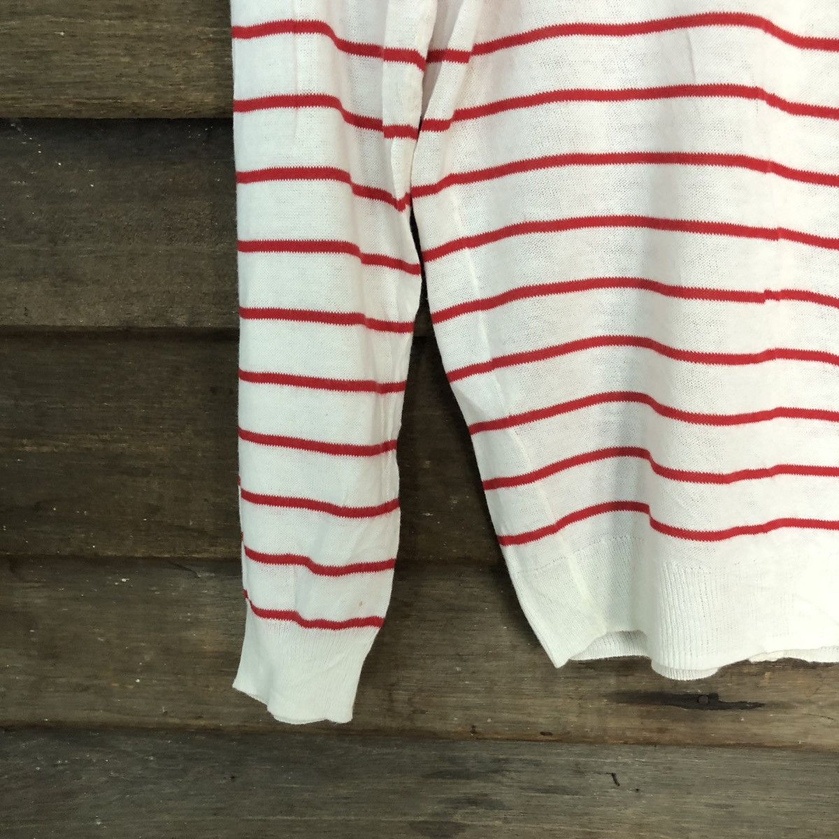 Homespun Knitwear Afternoontea Wardrobe Stripe Patterned Cardigans #7302 Size S / US 4 / IT 40 - 9 Thumbnail