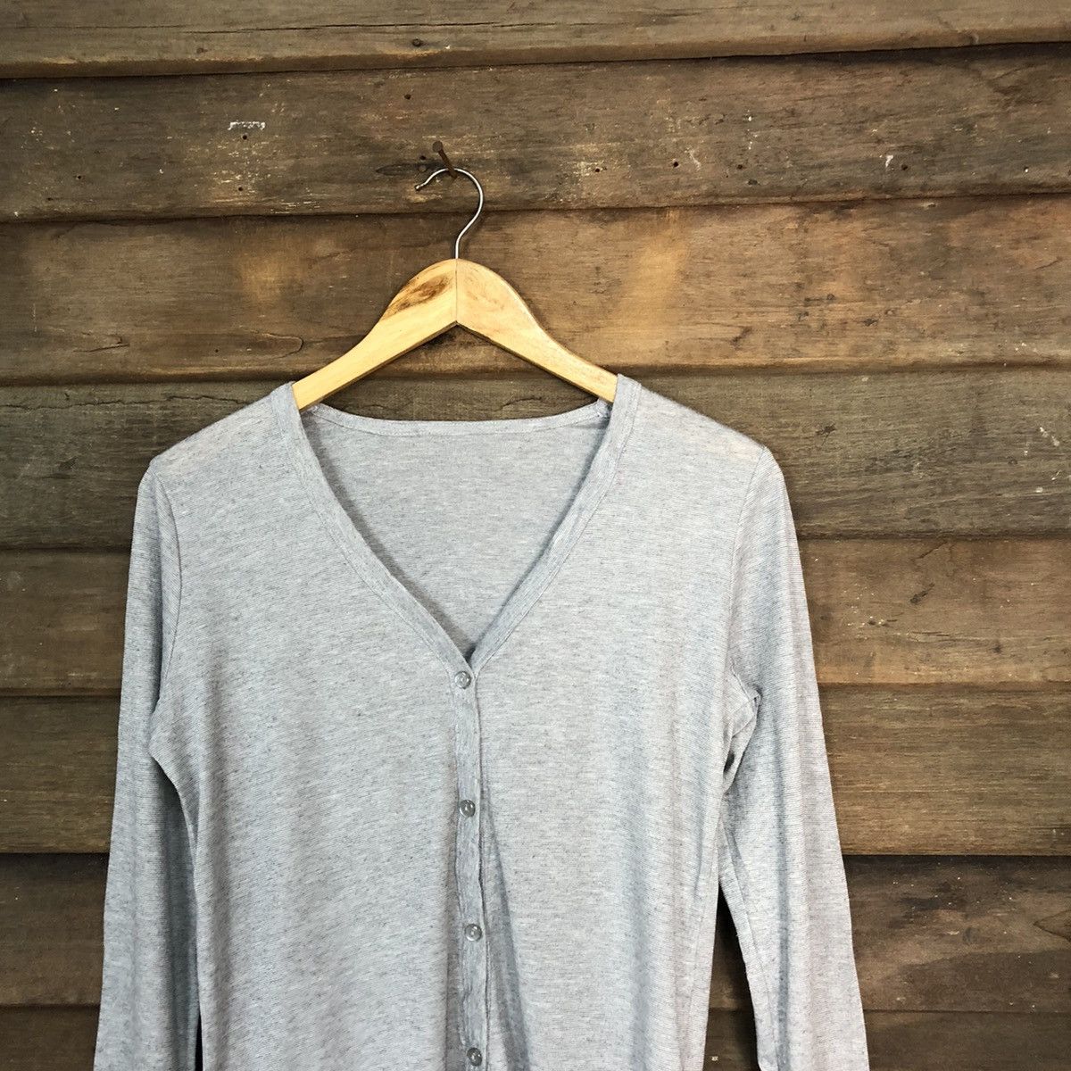 Homespun Knitwear Japanese Brand Grey Cardigan Knitwear vintage #7297 Size S / US 4 / IT 40 - 2 Thumbnail