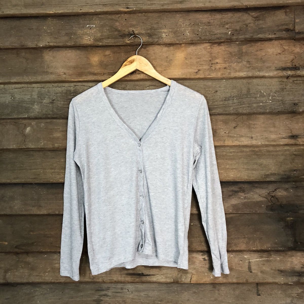 Homespun Knitwear Japanese Brand Grey Cardigan Knitwear vintage #7297 Size S / US 4 / IT 40 - 1 Thumbnail