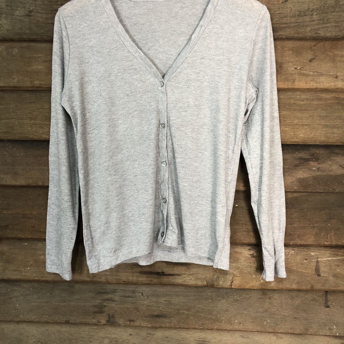 Homespun Knitwear Japanese Brand Grey Cardigan Knitwear vintage #7297 Size S / US 4 / IT 40 - 3 Thumbnail