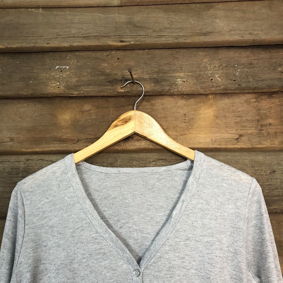 Homespun Knitwear Japanese Brand Grey Cardigan Knitwear vintage #7297 Size S / US 4 / IT 40 - 4 Thumbnail