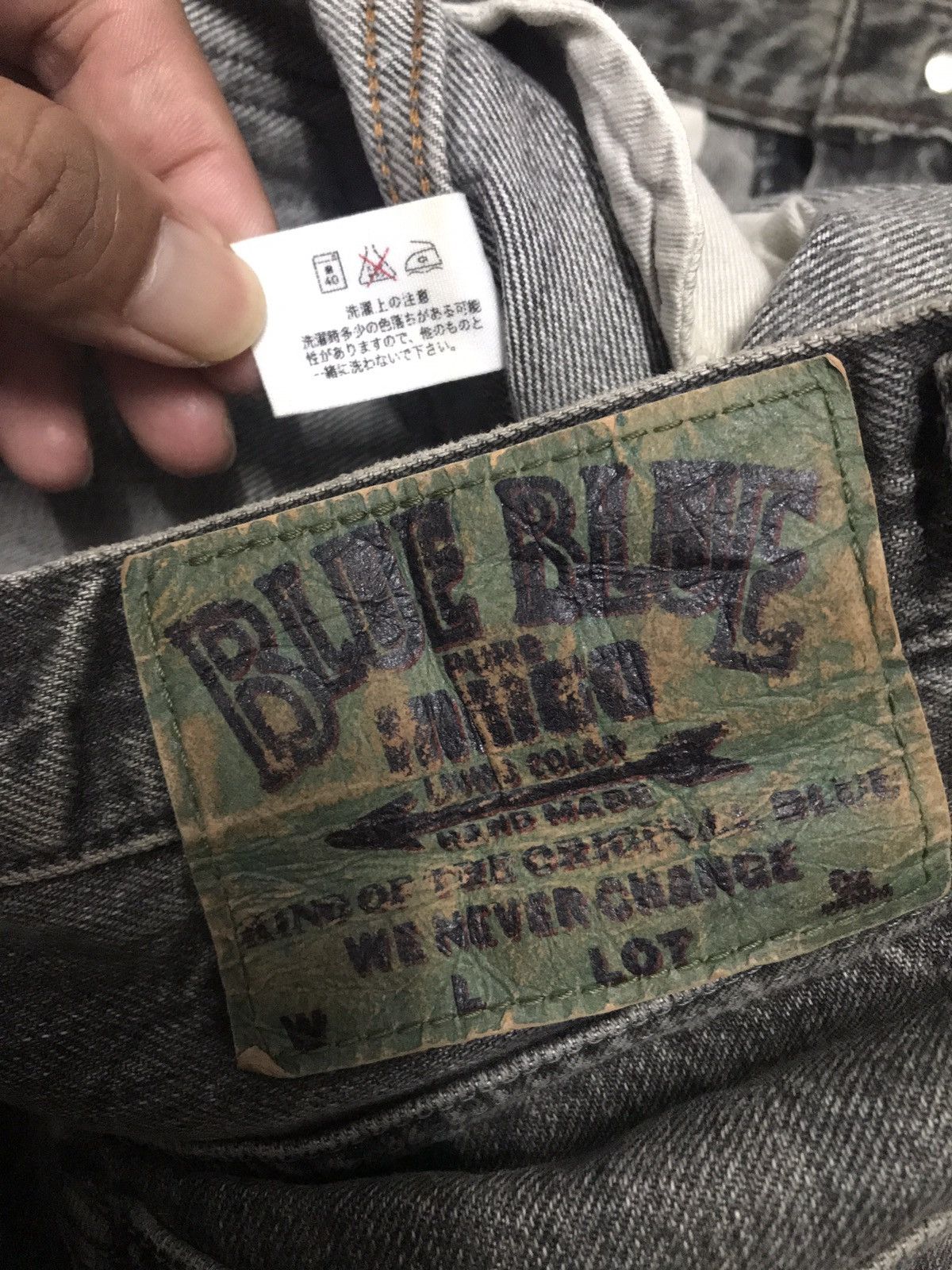 Blue Blue Japan Vintage Blue Blue Japan x Iron Heart x HR Market Denim Jeans Size US 32 / EU 48 - 9 Thumbnail