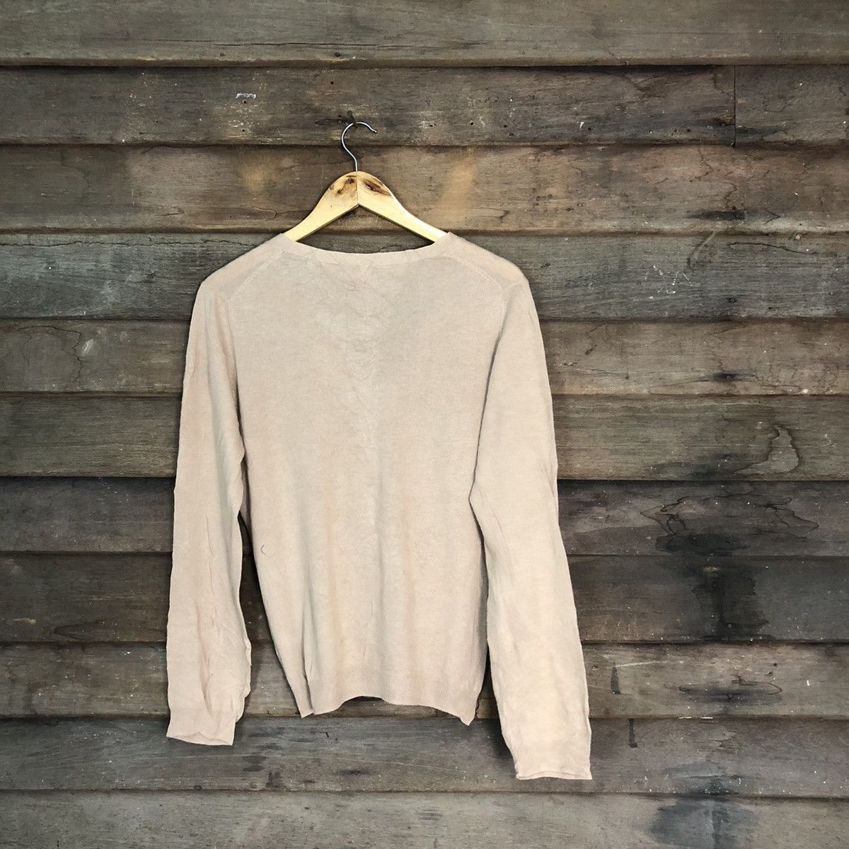 Japanese Brand Brown Cardigan knitwear vintage #7224