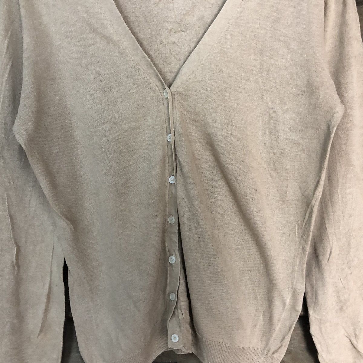 Japanese Brand Brown Cardigan knitwear vintage #7224