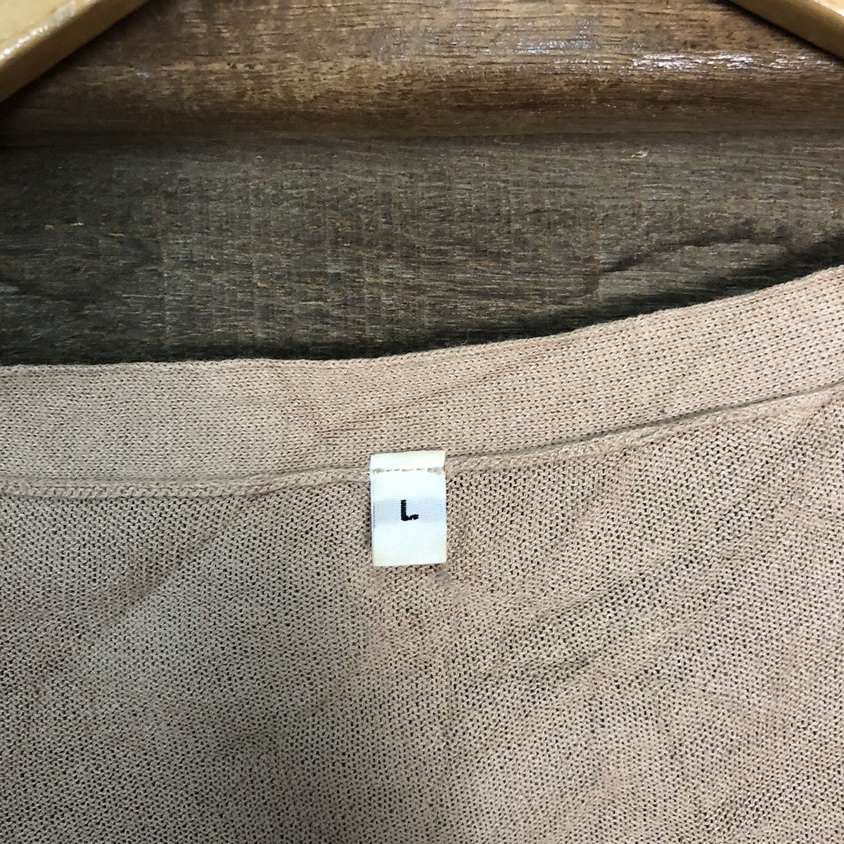 Japanese Brand Brown Cardigan knitwear vintage #7224