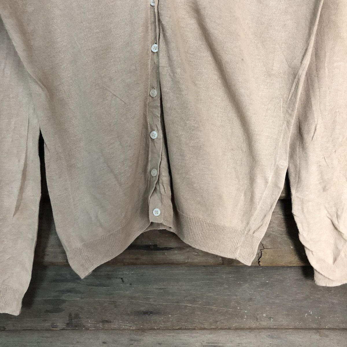 Japanese Brand Brown Cardigan knitwear vintage #7224