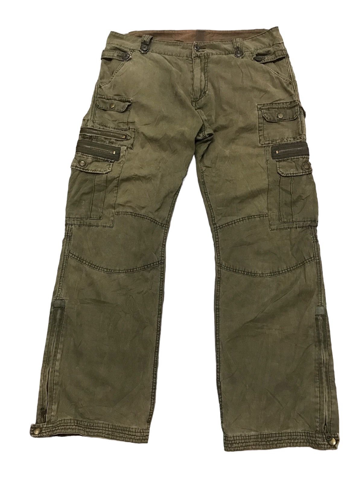 Vintage Royale Blue Multipocket/Tactical Cargo Pants