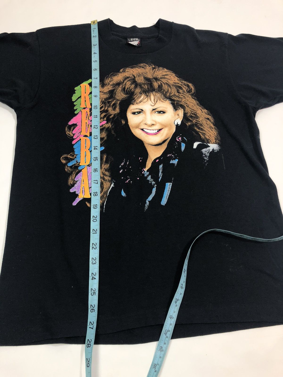Vintage Vintage 90s Reba Country Music Single Stitch T-Shirt Size US S / EU 44-46 / 1 - 9 Thumbnail