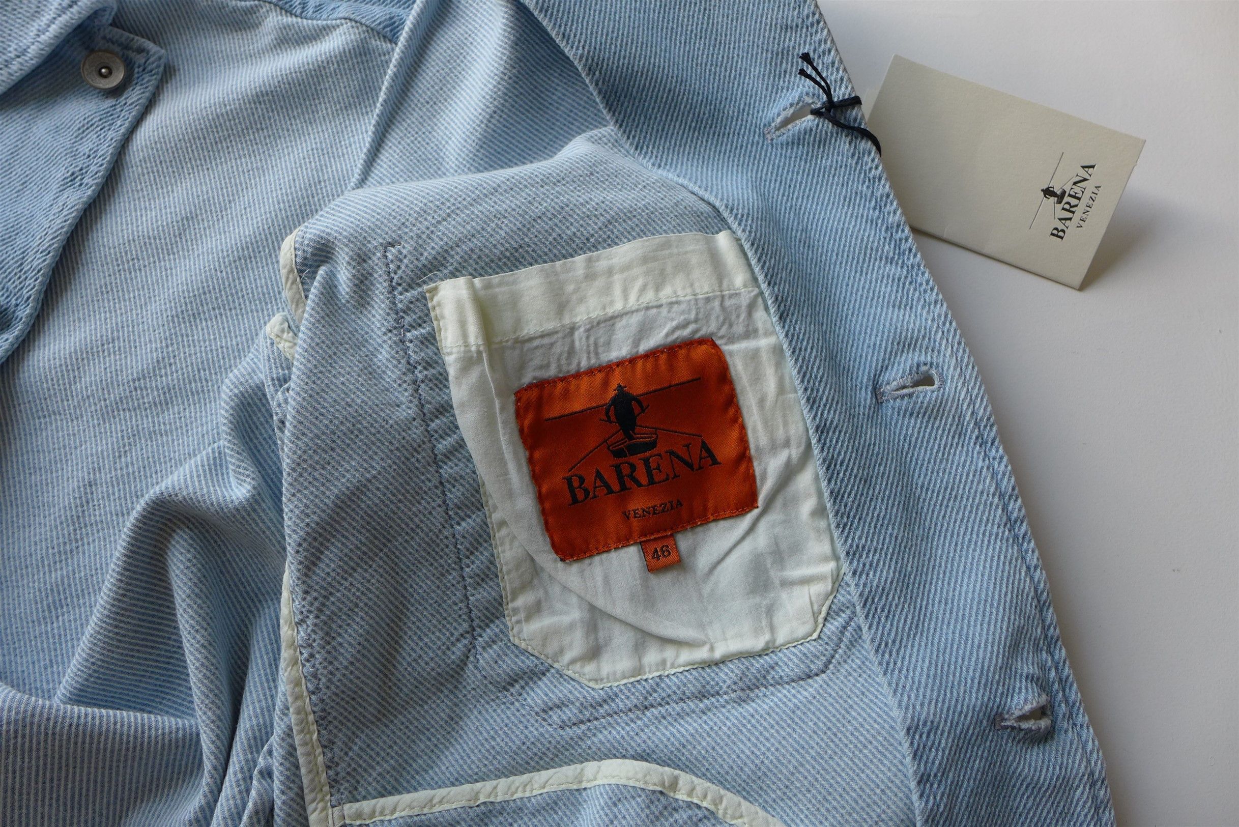 Barena Barena Rocheo Frusta Overshirt Jacket -- Light Blue Size US S / EU 44-46 / 1 - 10 Thumbnail