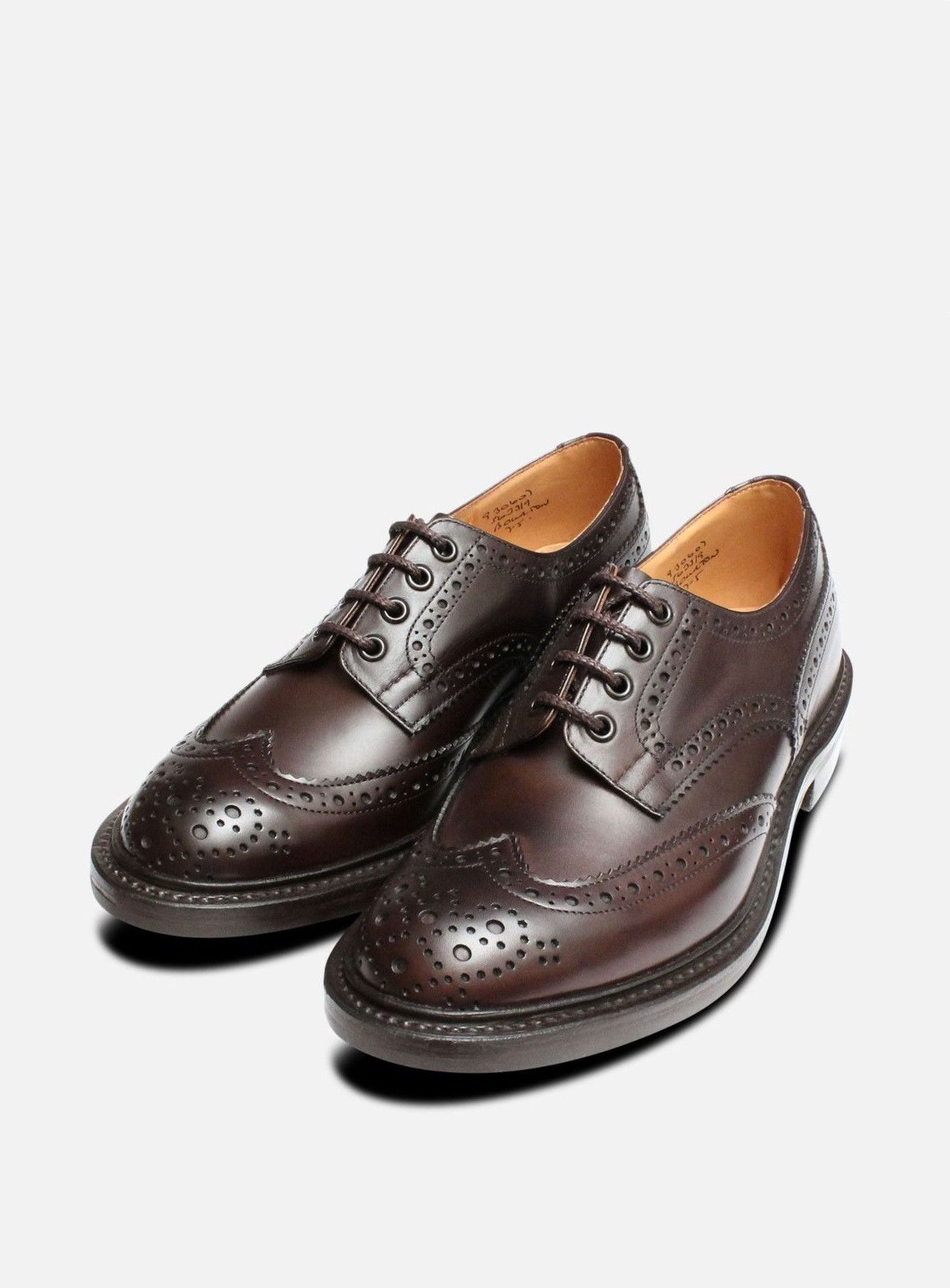 靴 Tricker's Bourton Espresso Burnished BOURTON COUNTRY SHOE - ESPRESSO BURNISHED – R E Tricker Ltd