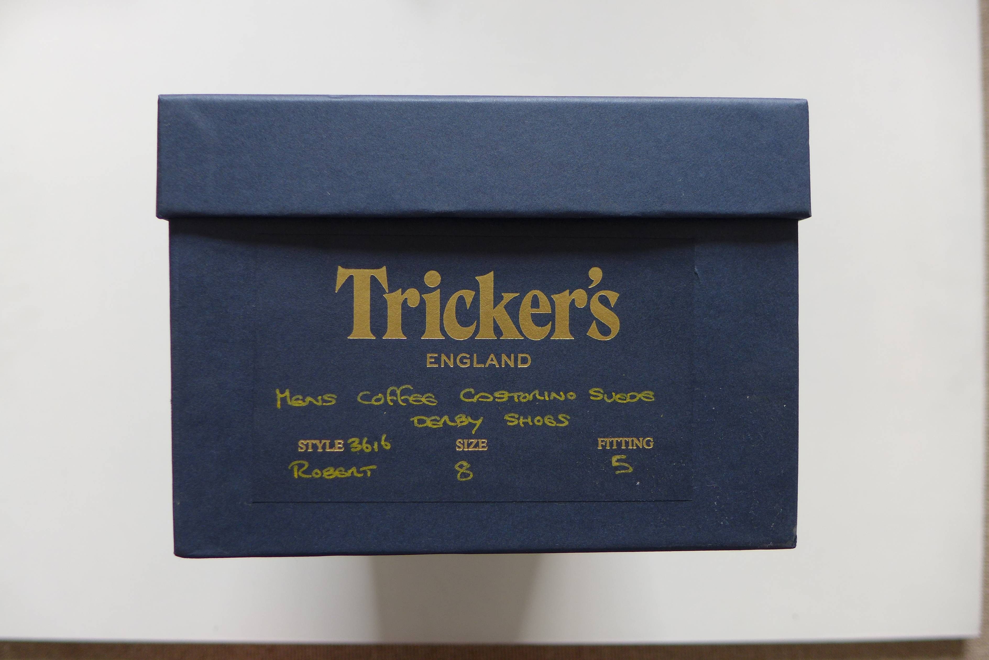 Tricker's Trickers Robert Derby Shoes -- Coffee Castorino Suede Size US 9 / EU 42 - 16 Thumbnail