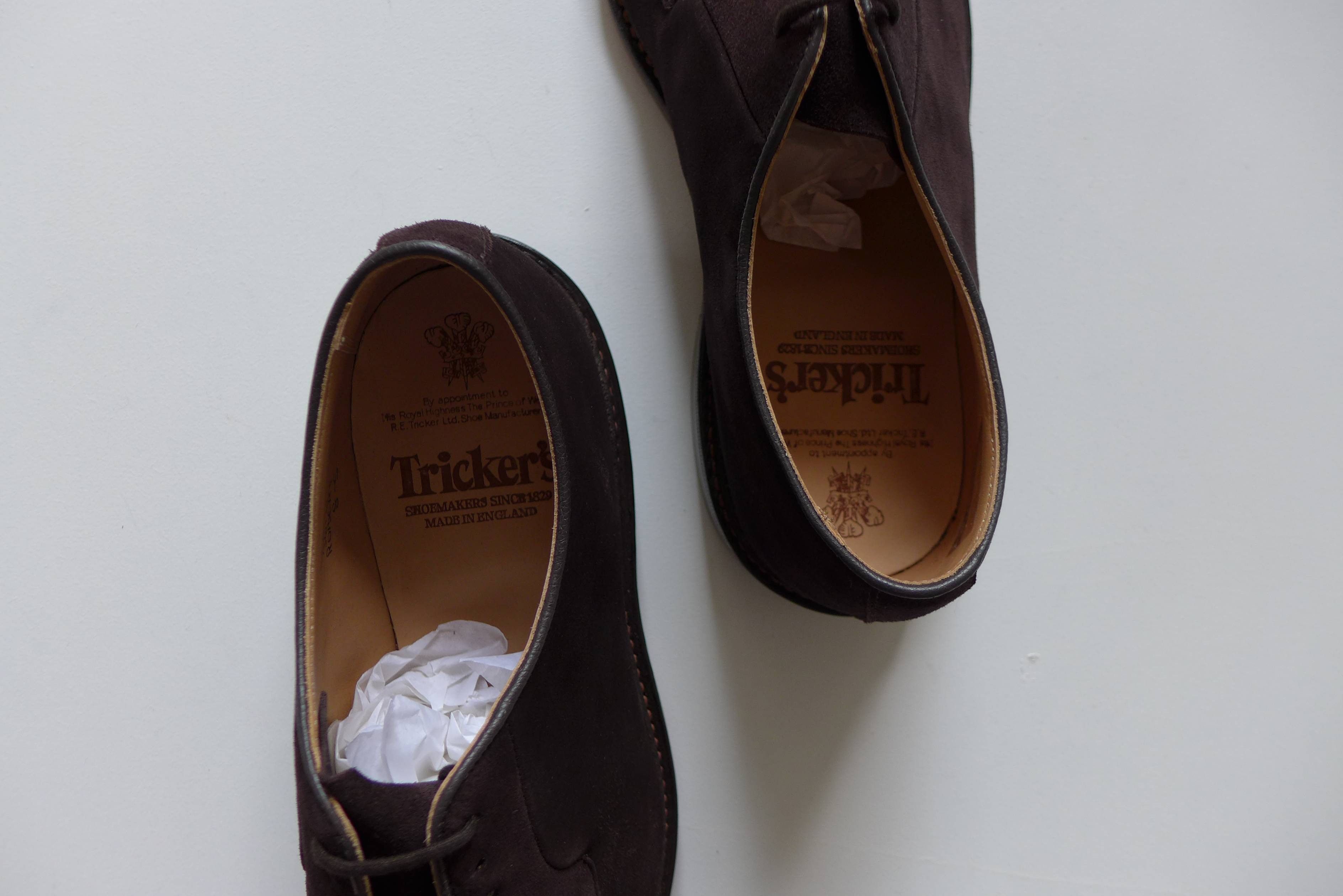 Tricker's Trickers Robert Derby Shoes -- Coffee Castorino Suede Size US 9 / EU 42 - 6 Thumbnail