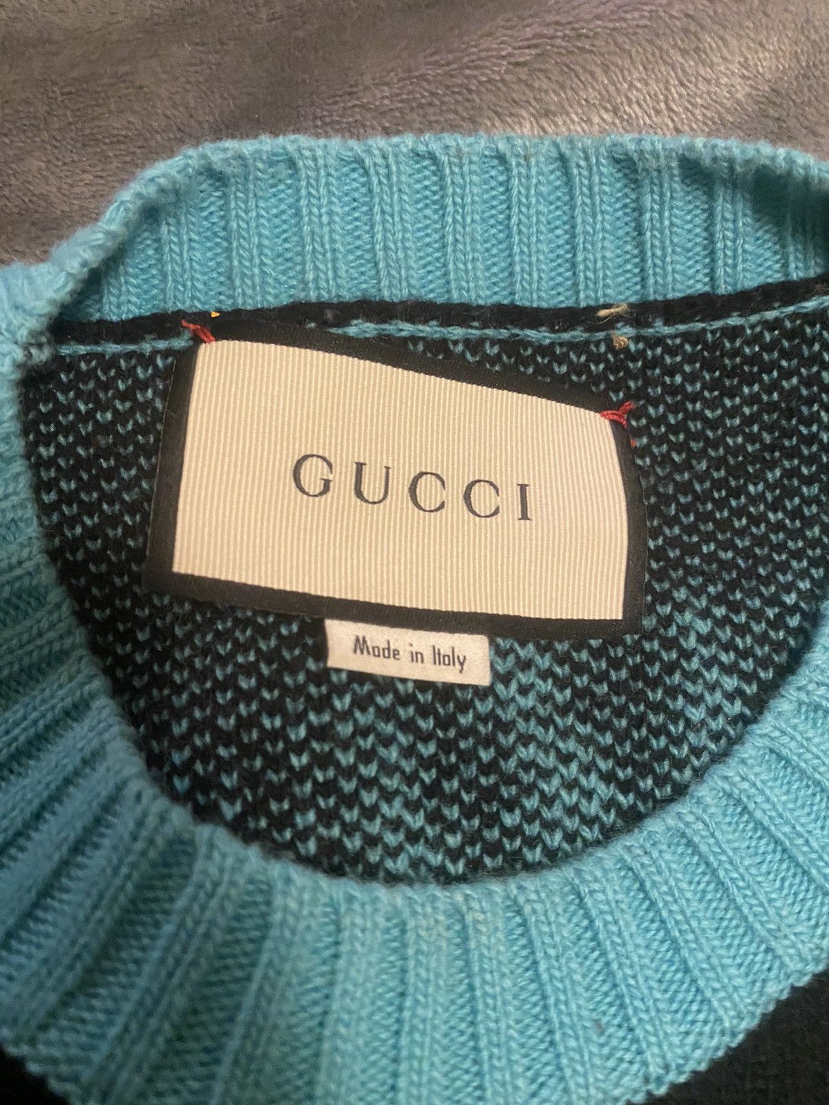 Gucci Gucci ‘Guccy’ Tiger Sweater Size US XL / EU 56 / 4 - 5 Thumbnail