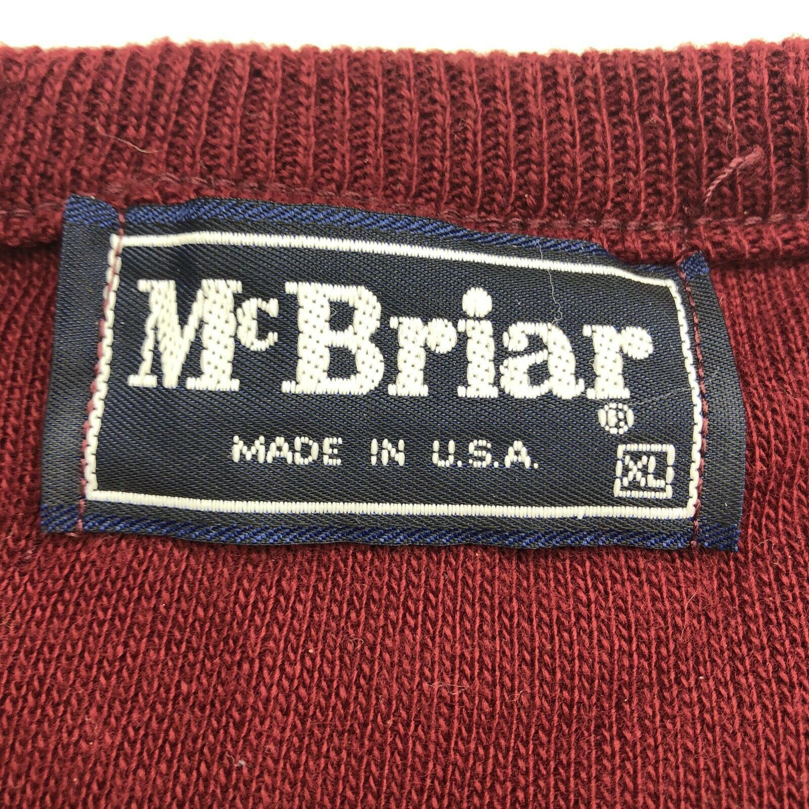 Vintage Vintage 80s Lake Erie Screw Embroidered McBriar Sweater Size US XL / EU 56 / 4 - 3 Thumbnail