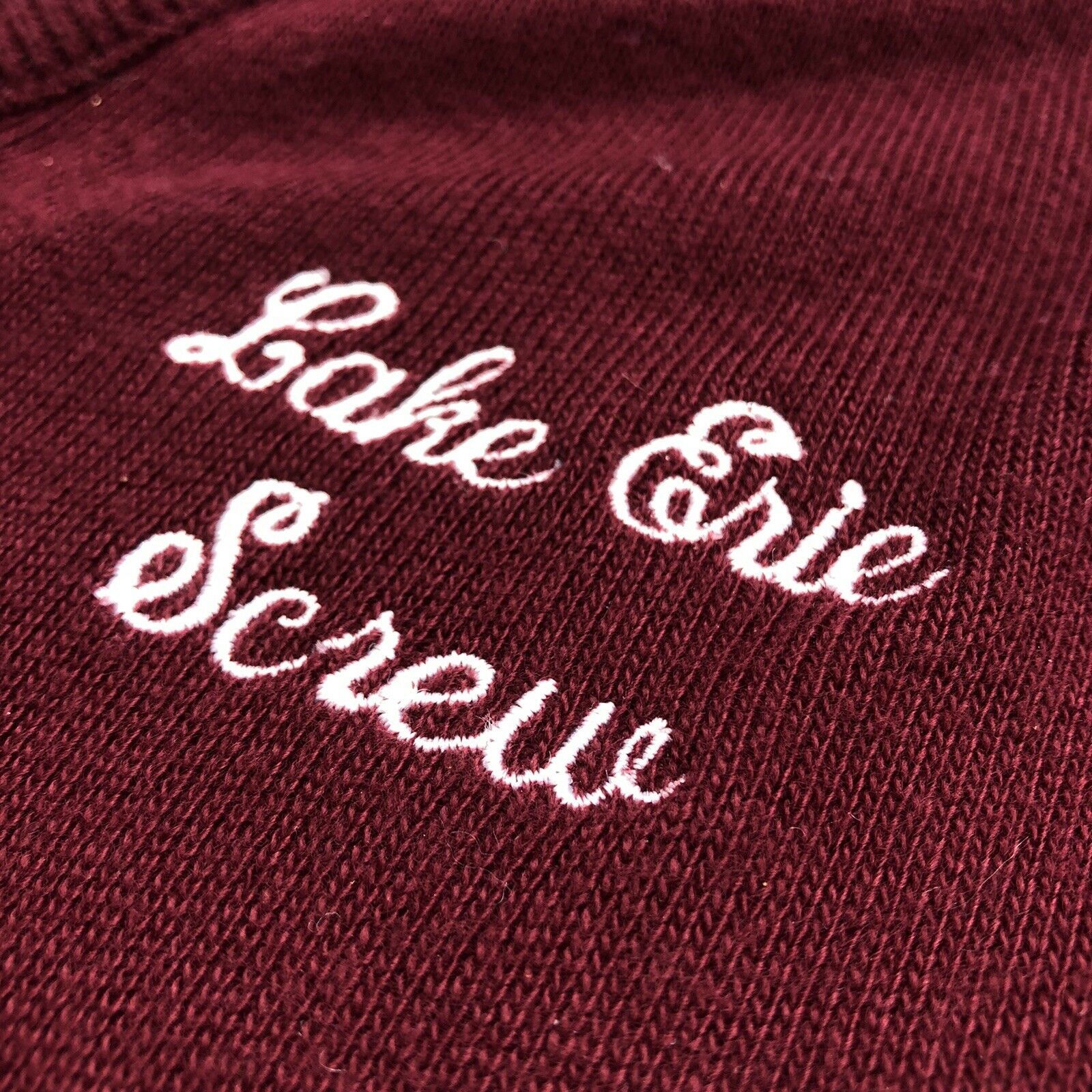 Vintage Vintage 80s Lake Erie Screw Embroidered McBriar Sweater Size US XL / EU 56 / 4 - 2 Thumbnail