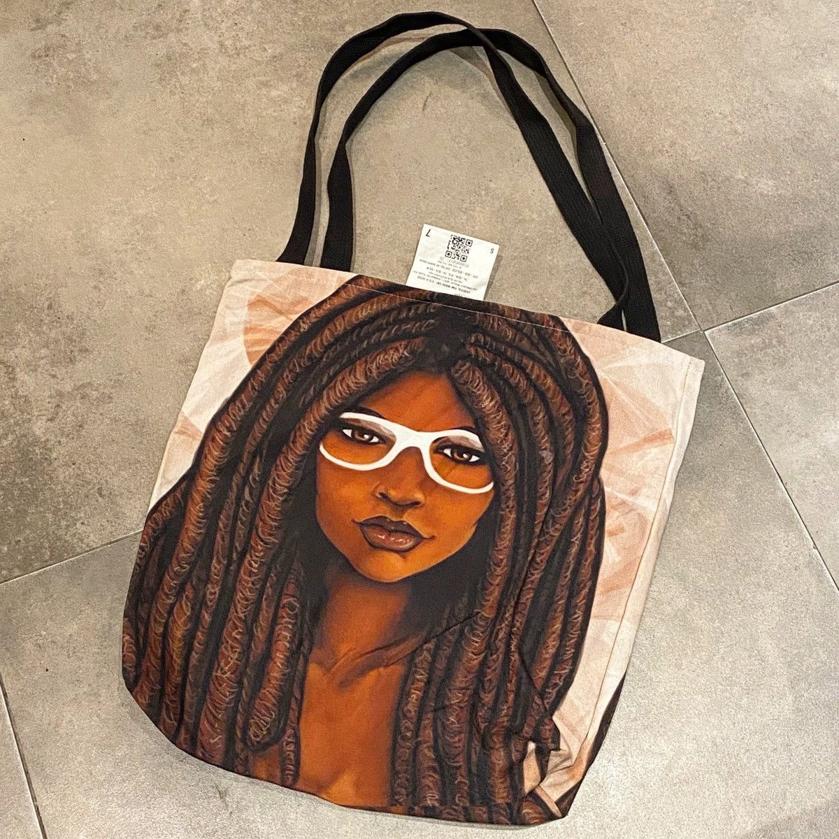 Vintage 90's Artist Tote Bag | Limited Edition Canvas Tote, Men's