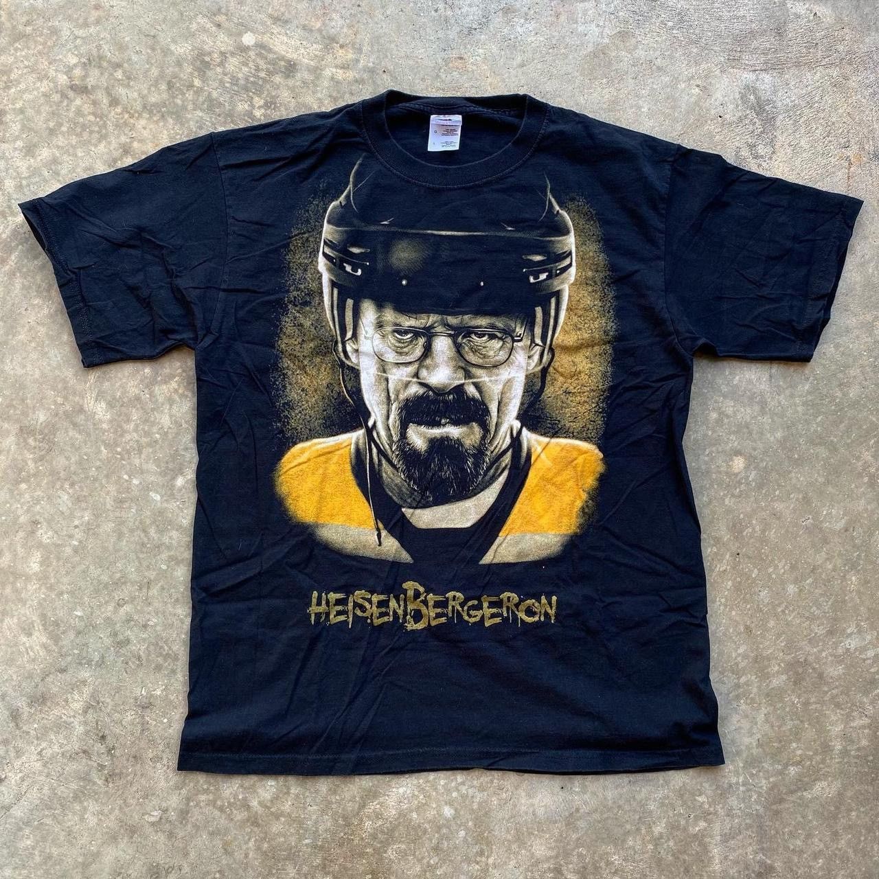 image of Movie Vintage.breaking Bad (Heisenberg) in Black, Men's (Size Large)