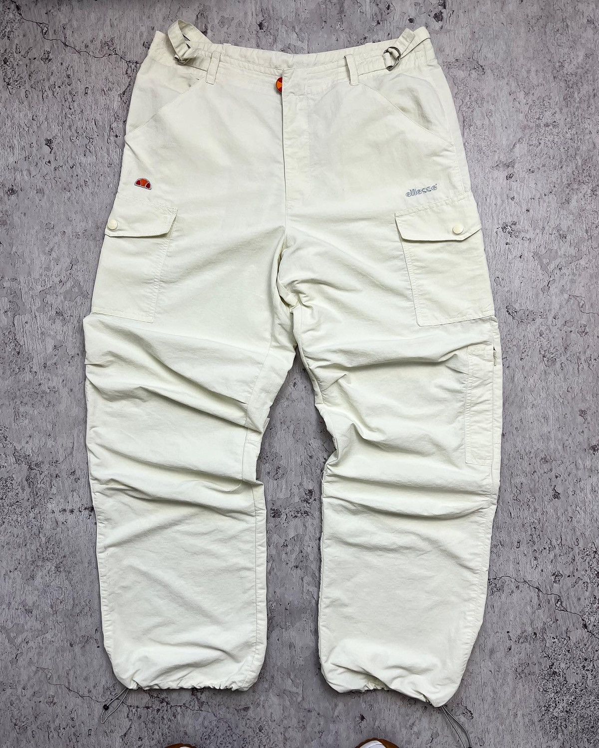 Ellesse Vintage Man’s Ellesse Track Casual Nylon Pants Size US 32 / EU 48 - 2 Thumbnail