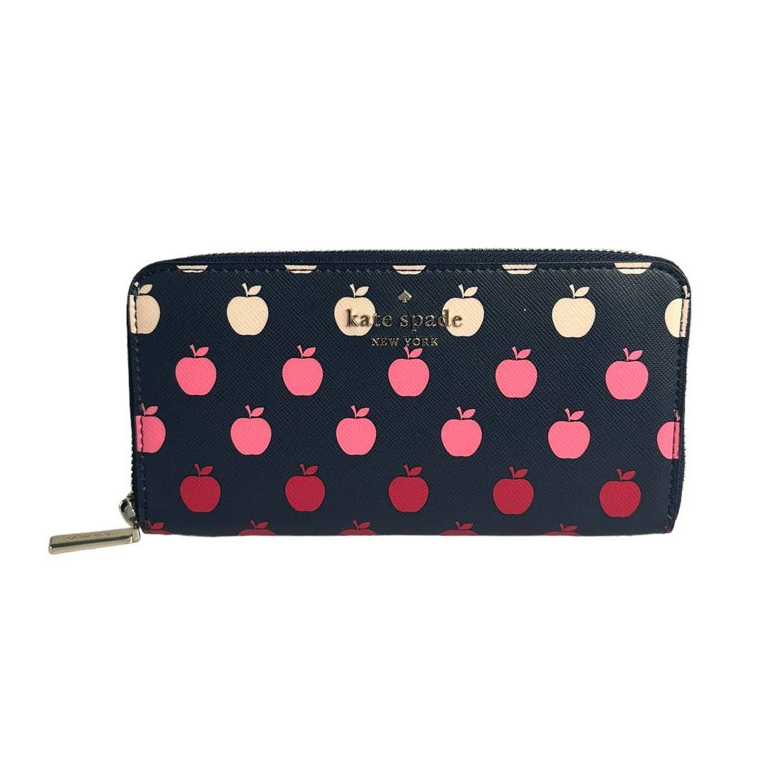 Kate Spade Kate Spade Continental Wallet Orchard Degrade Print Apple Size ONE SIZE - 1 Preview