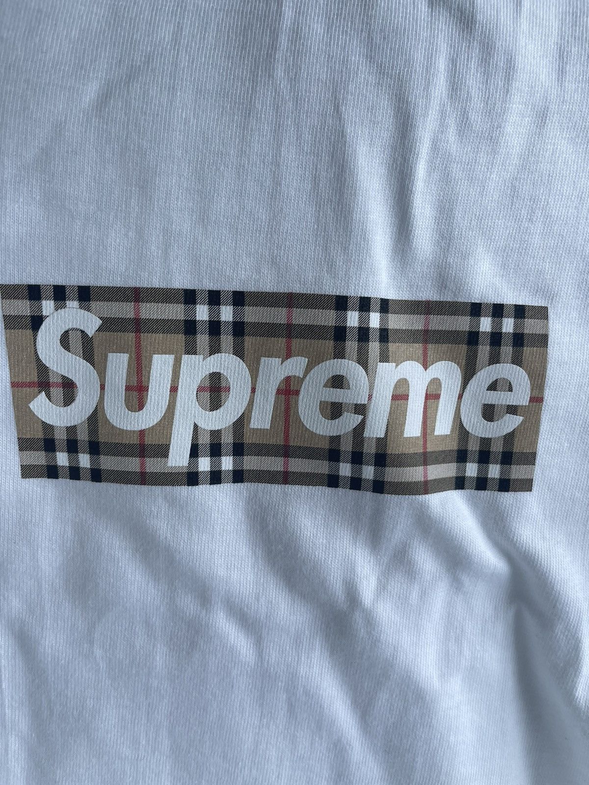 Burberry × Supreme Supreme x Burberry Box Logo Size US M / EU 48-50 / 2 - 4 Thumbnail