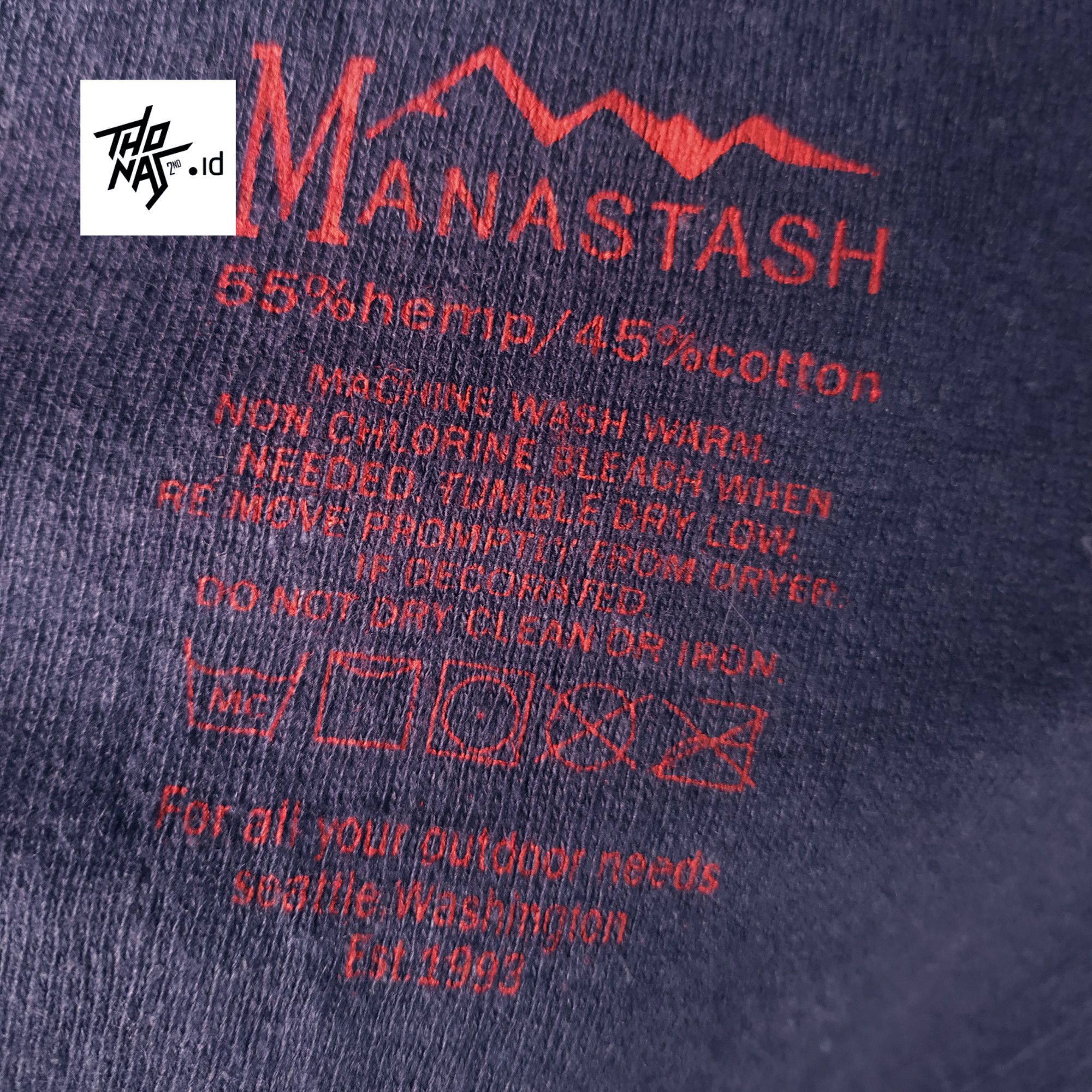 Manastash Dance On The Earth Manastash Hemp tee Size US L / EU 52-54 / 3 - 7 Thumbnail