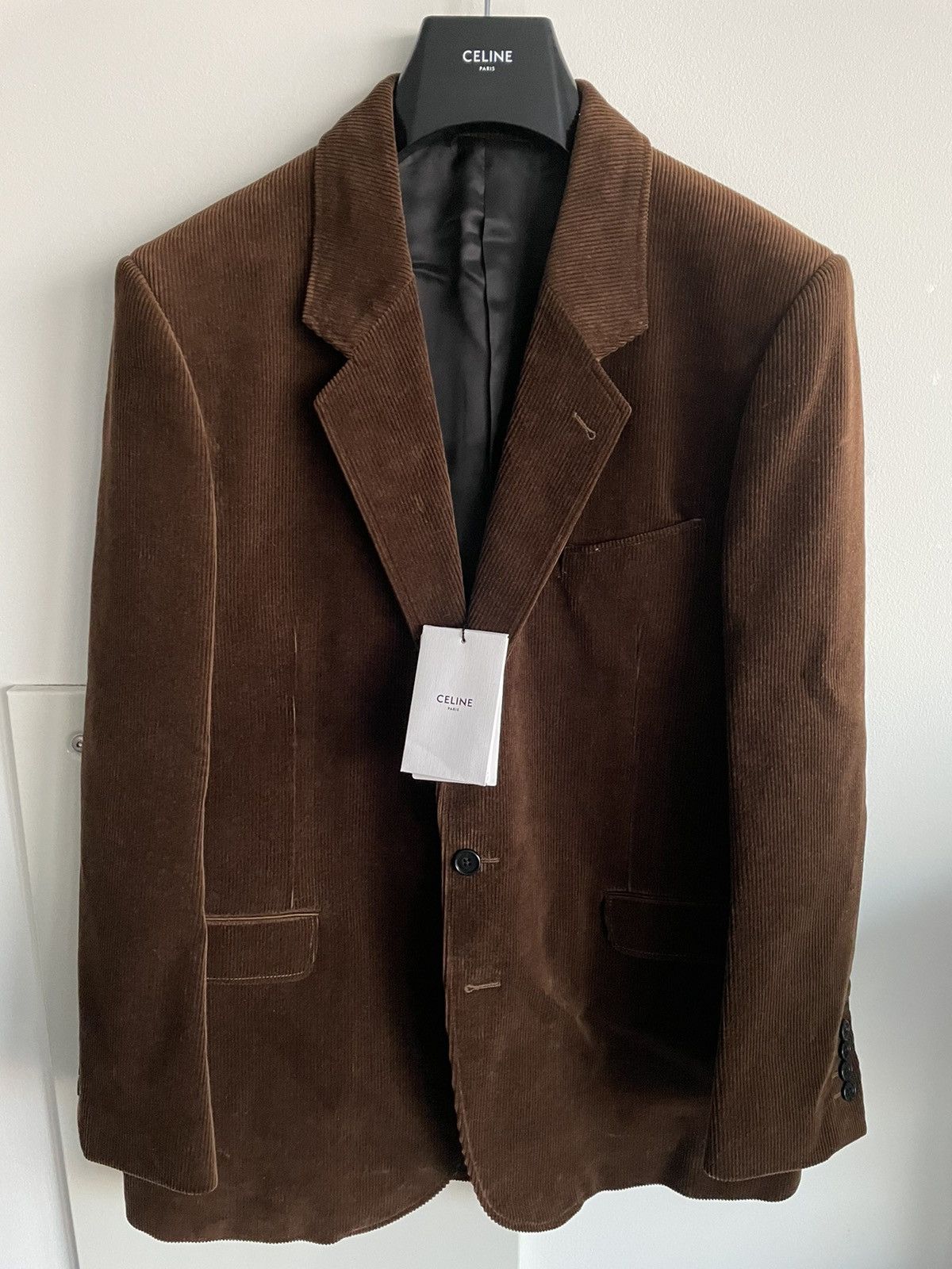 $3500+ Rare Super Runway Hedi Slimane Corduroy Blazer