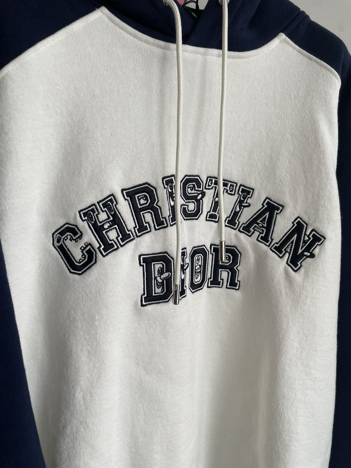 Dior Rare $2,300 Value Dior x Kenny Scharf Runway Logo Hoodie Size US XXL / EU 58 / 5 - 12 Thumbnail
