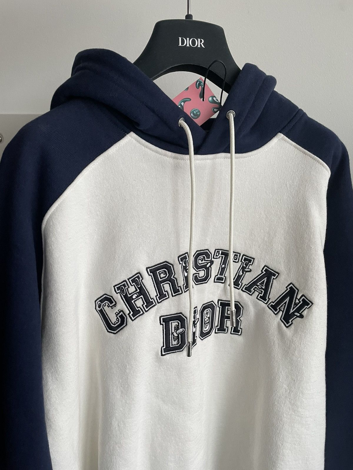Dior Rare $2,300 Value Dior x Kenny Scharf Runway Logo Hoodie Size US XXL / EU 58 / 5 - 15 Thumbnail