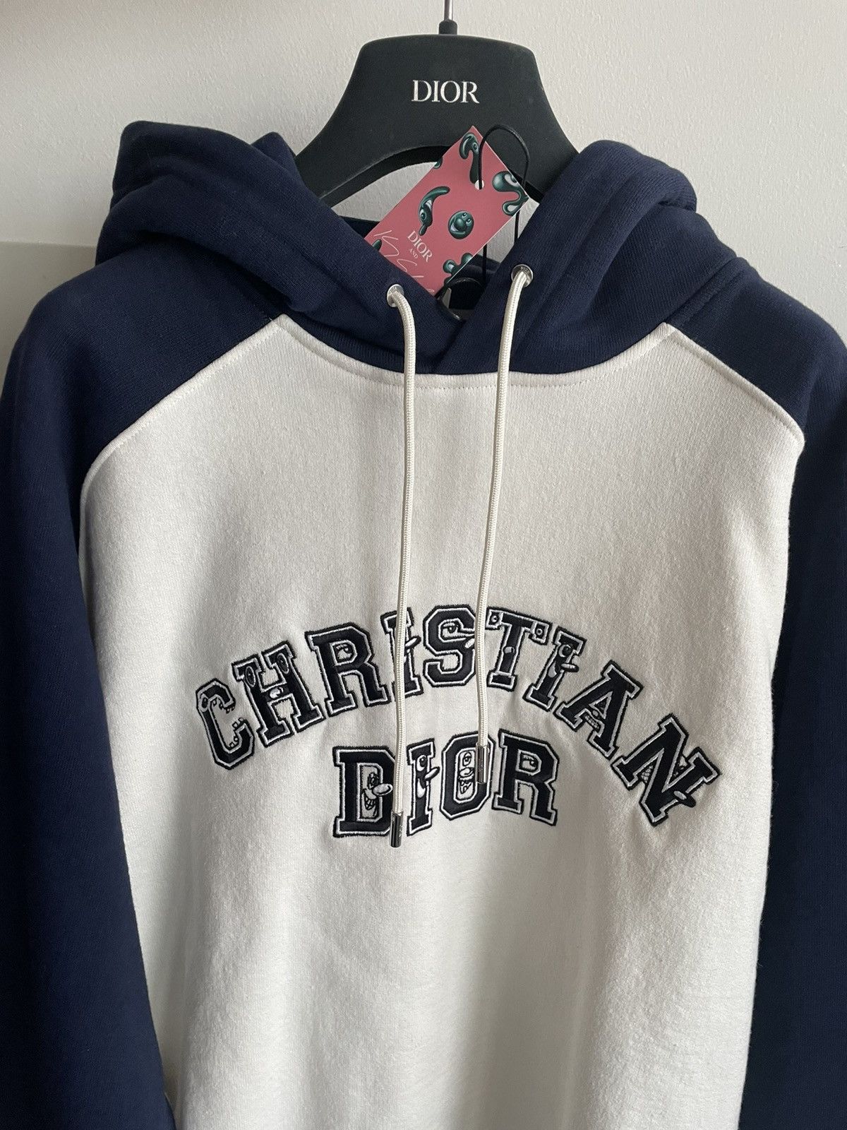 Dior Rare $2,300 Value Dior x Kenny Scharf Runway Logo Hoodie Size US XXL / EU 58 / 5 - 7 Thumbnail