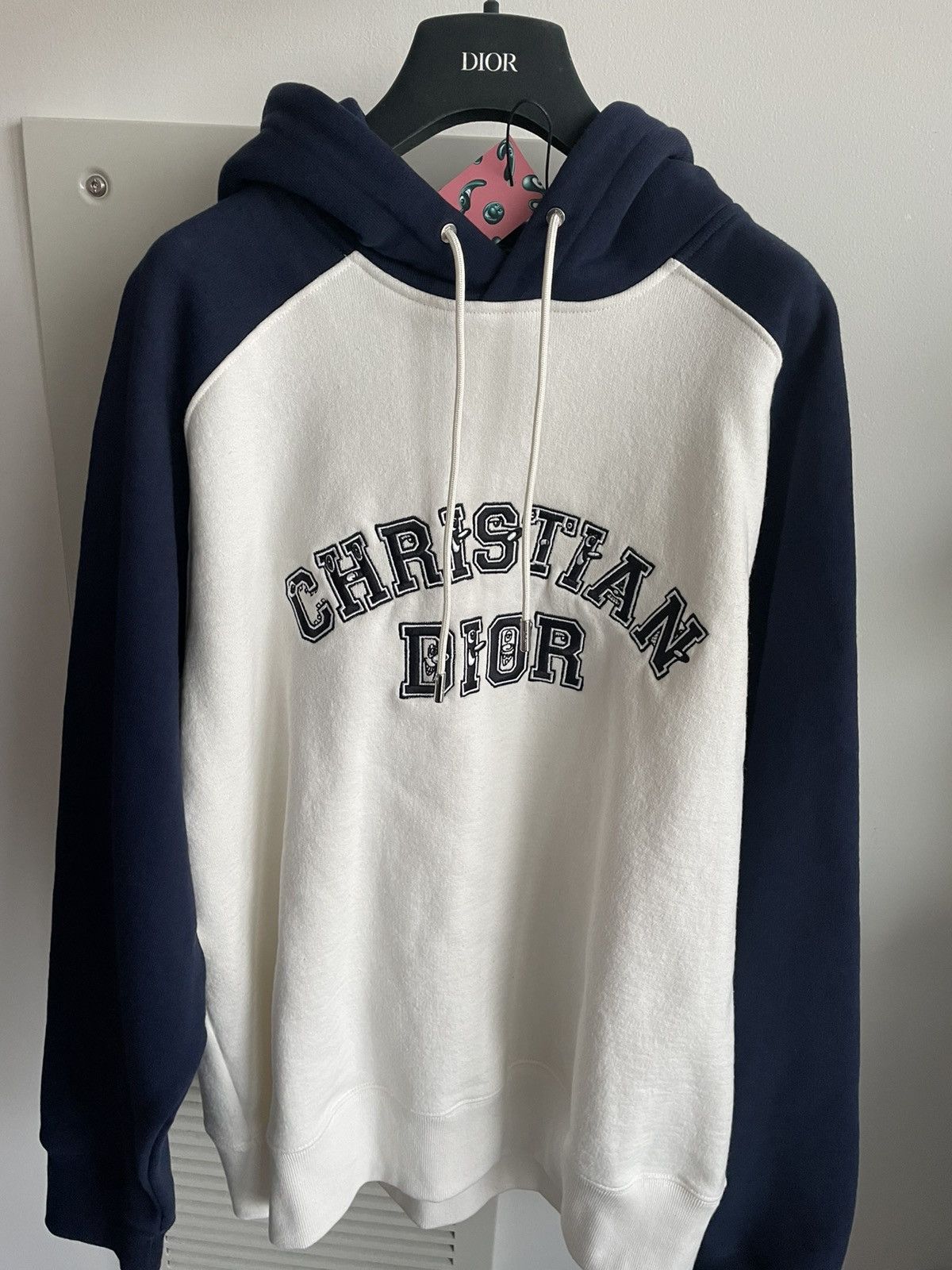 Rare $2300 Value Dior x Kenny Scharf Runway Logo Hoodie