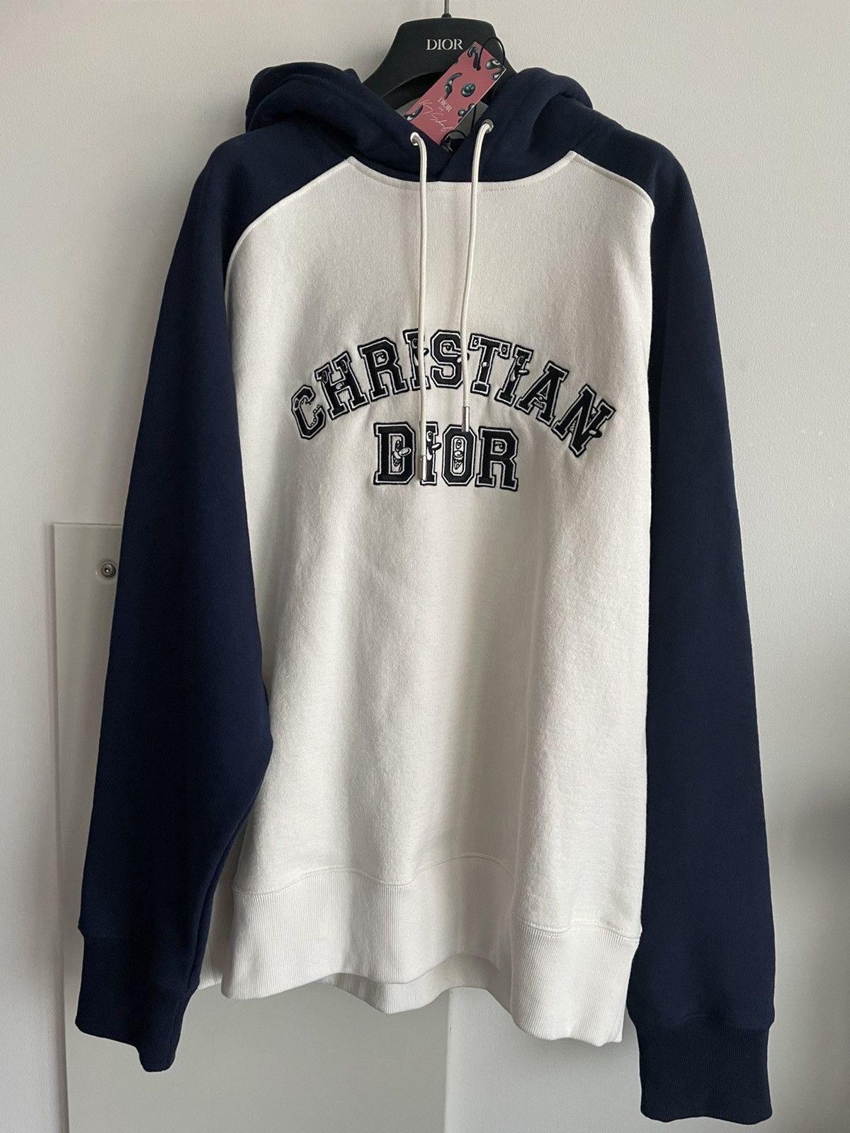 Dior Rare $2,300 Value Dior x Kenny Scharf Runway Logo Hoodie Size US XXL / EU 58 / 5 - 11 Thumbnail