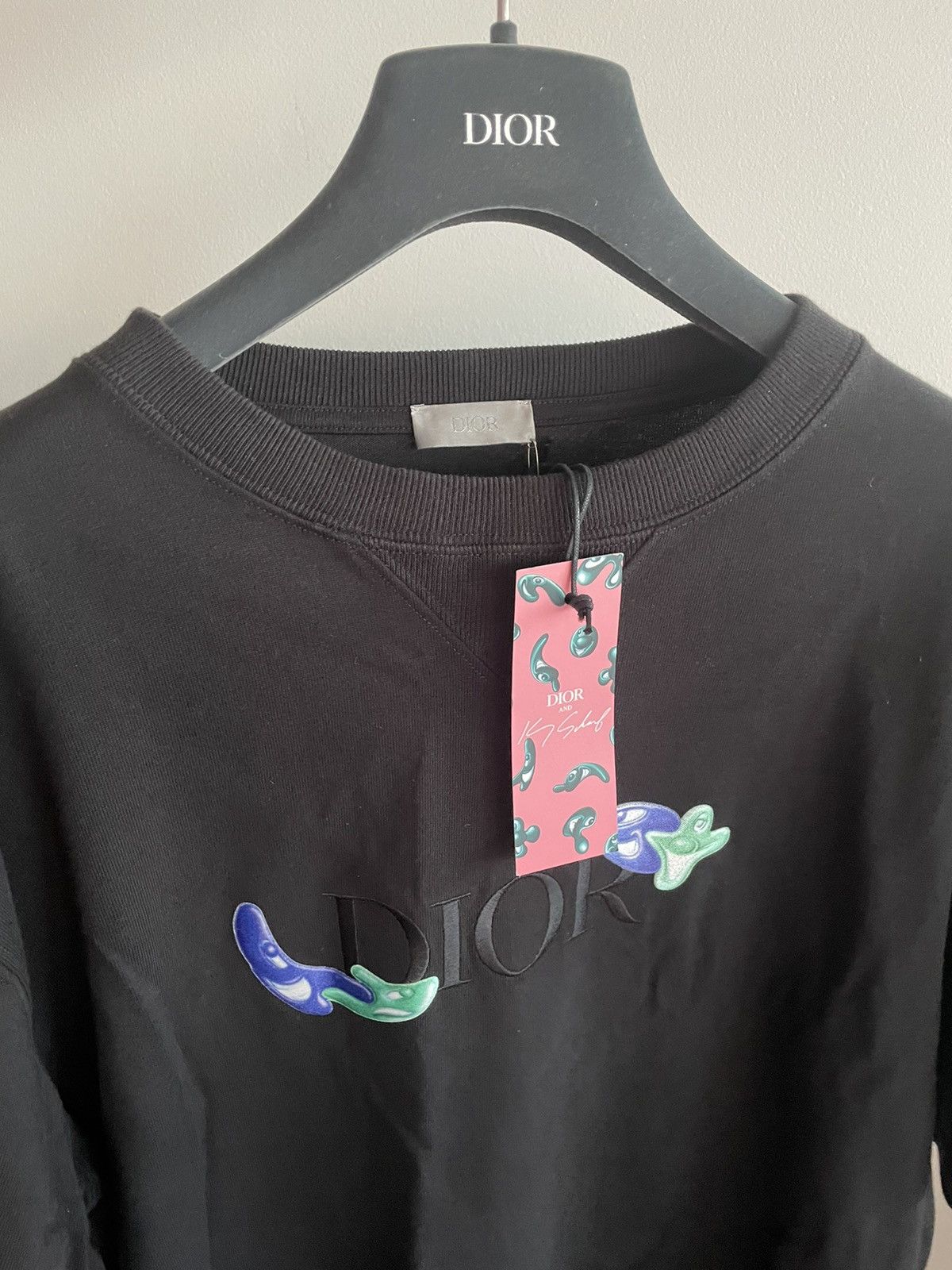 Dior Super Runway Limited Edition Dior x Kenny Scharf Logo Tee Size US L / EU 52-54 / 3 - 17 Thumbnail